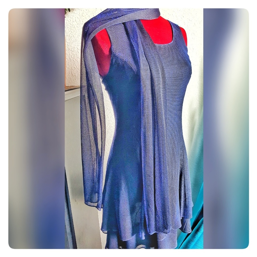 Scarlett Blue Shimmer Dress 👗